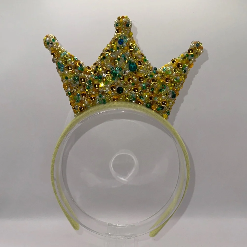 Princess Tiana Inspired Rhinestone Tiara Wand and Headband